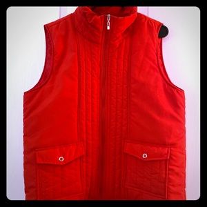 For Cynthia Red Outerwear Vest